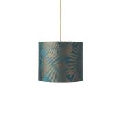 EBB & FLOW Fern Leaves teal 30cm, Kabel rund/gold