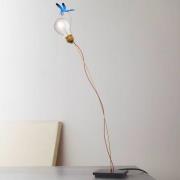 Ingo Maurer I Ricchi Poveri Bzzzz Tischlampe, blau