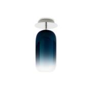 Artemide Gople Mini Deckenleuchte blau/silber