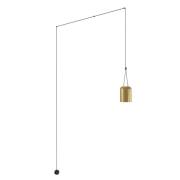 LEDS-C4 Attic Pendel zylindrisch dezentral gold