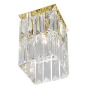 KOLARZ Prisma - goldene Kristall-Deckenleuchte