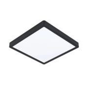 LED-Deckenlampe Fueva 5, IP20 schwarz 28,5x28,5cm