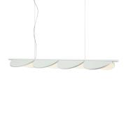 FLOS Almendra Linear LED-Hängelampe 4fl, weiß