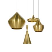 Tom Dixon Beat Range Round Pendellampe 4fl messing