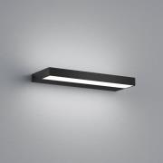 Helestra Slate LED-Wandleuchte, matt schwarz 30 cm