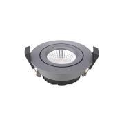 LED-Deckeneinbauspot Diled, Ø 8,5cm 6W Dim-To-Warm anthrazit