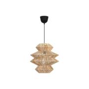 Pendellampe Bali Double, Rattan