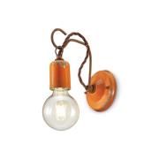 Wandleuchte C665 im Vintage-Stil, orange