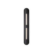 Wandleuchte Liberty Double, schwarz, 2-flammig, Höhe 83 cm