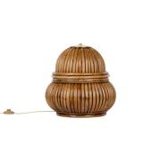 GUBI Tischleuchte Bohemian 72, Rattan, Höhe 45 cm