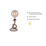 Tischlampe Rope aus dickem Seil