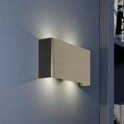 Quitani Maja LED-Wandleuchte, nickel, 22 cm