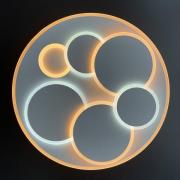 LED-Deckenlampe Dots, weiß, Ø 50 cm, Metall/Acryl, CCT
