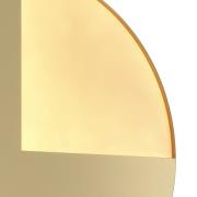 Maytoni Jupiter LED-Wandlampe, gold, Ø 25cm