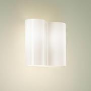 Foscarini Double Wandleuchte aus Glas, weiß