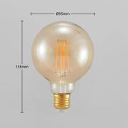 LED-Lampe E27 G95 6,5W 2.500K amber 3-Step-Dimmer