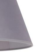 Lampenschirm Sofia Höhe 31 cm, grau