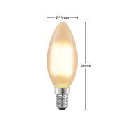 LED-Lampe E14 4W 2.700K Kerze, dimmbar, matt