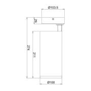 LED-Deckenstrahler Lucea, justierbar, 30 W weiß