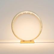 LED-Tischleuchte Asterisco Ringdesign gold Dimmer