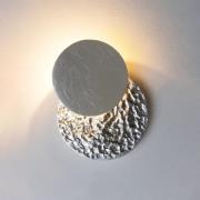 LED-Wandleuchte Coronare Piccolo, silber