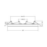 BRUMBERG Moon Midi LED-Deckenpanel RC CCT Ø22,5cm