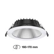 SLC Shift LED-Einbaustrahler Ø 19cm CCT, weiß