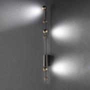 LED-Wandleuchte Magnetic C, bronze/gold