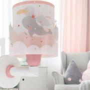 Dalber Whale Dreams Wandleuchte, pink