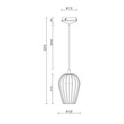 Beacon Hängeleuchte Callam Ø 16 cm, schwarz, Metall