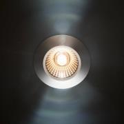 LED-Deckeneinbauspot Diled, Ø 6,7 cm, 3.000 K, stahl