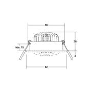 BRUMBERG LED-Spot BB35 on/off Anschlussbox strukturschwarz