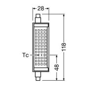 OSRAM LED-Lampe R7s 18,2W 2.700K dimmbar