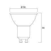 Sylvania LED-Reflektor GU10 2,2W 3.000K 350 lm dim