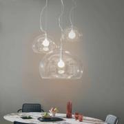 Kartell Small FL/Y LED-Hängeleuchte transparent