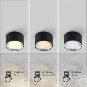 LED-Downlight Fallon 3-step-dim, weiß/stahl