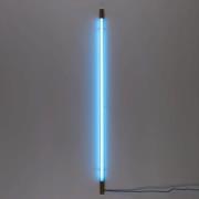 SELETTI Linea Gold LED-Wandlampe, blau