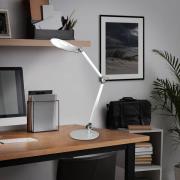 LED-Schreibtischlampe Office, silber, CCT