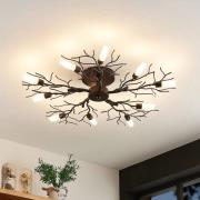 Lindby Deckenleuchte Bigna, Ø 68 cm, 10-flammig, Metall, G9