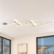 Lindby Acia LED-Deckenleuchte, nickel