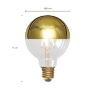 E27 3,8W LED-Kopfspiegellampe G95, 2700K gold