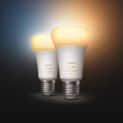 Philips Hue White Ambiance E27 6W, 2er-Set