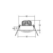 BRUMBERG LED-Einbaustrahler Tirrel-R, on/off, titan matt