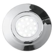 LED-Einbaustrahler Zenit mit IP44, chrom