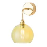 EBB & FLOW Rowan Wandlampe gold Schirm olivgrün