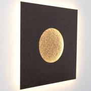 LED-Wandleuchte Luina, 80x80cm, innen gold