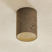 Downlight Shy S aus Beton, Ø 9 cm