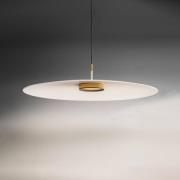 OLEV Overfly plus LED-Hängelampe weiß/gold Ø 75cm