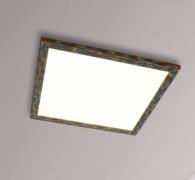 Quitani LED-Panel Aurinor, goldfarbig patiniert, 68 cm