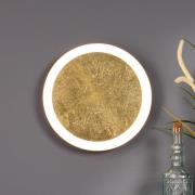 LED-Wandleuchte Moon Ø 30 cm, gold